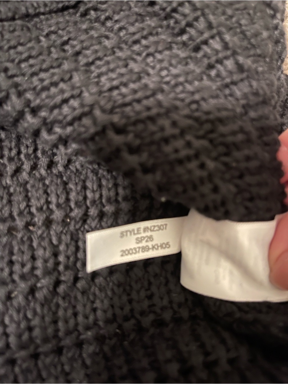 Madewell Black Crochet Button-Up Cardigan - Picture 8 of 9
